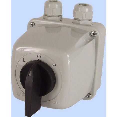 Elektromet Interruptor giratorio 25A robusto y funcional