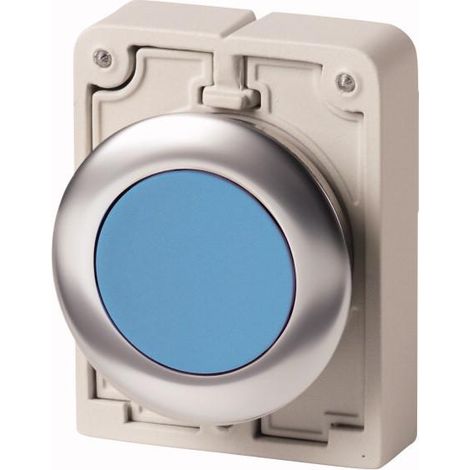 Bouton-poussoir 30mm affleur. bleu EATON M30I-FD-B