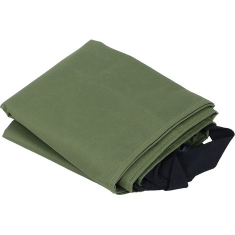 Sac à déchets de jardin 2 en 1, tapis à feuilles, grande capacité, conteneur à déchets de jardin pour feuilles caduques (1/5)
