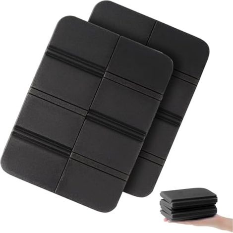 Lot de 2 Coussins de Siège Pliants pour l'extérieur, Coussins Imperméables, Coussins de Protection Pliables pour Le Vent, Le Stade, Le Camping, la Aire de Jeux (1/5)