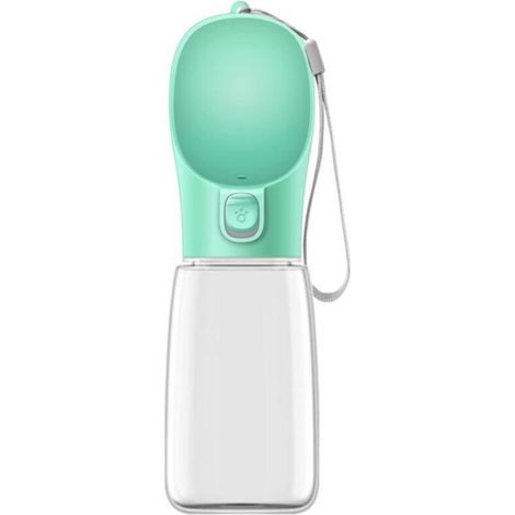 Tragbare Hunde-Trinkflasche 550/300 ml mit Napf (1/4)