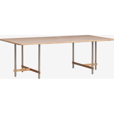 Mesa de comedor rectangular en madera de mango y acero Osaka SKLUM 270 x 110 cm (1/5)