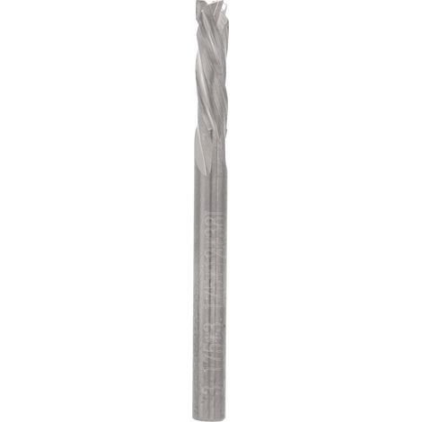 Fraise à bois argentée à 3 dents en acier tungstène, 3,175 x 3,175 x 12 x 40 mm (1/5)