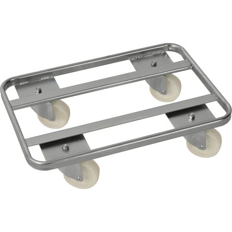 Kongamek Rollwagen verzinkt 600x400x160mm mit 4 Lenkrollen und 300kg Tragkraft
