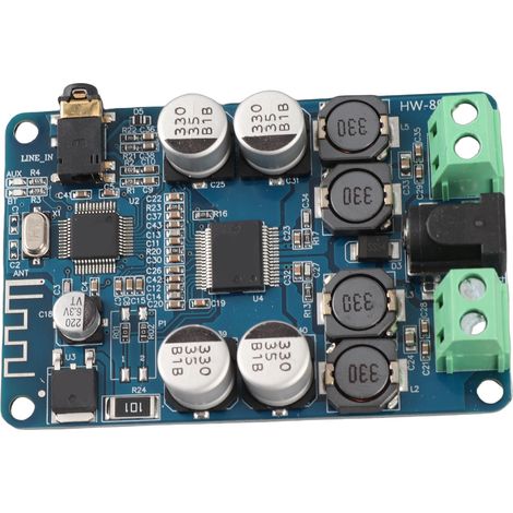 Carte Amplificateur Audio Bluetooth 2x25W TDA7492P Module Puissance Stéréo avec Entrée AUX HW-893 (1/5)