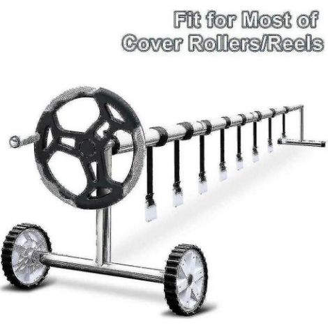 Attache Pour Rouleau De Bâche Solaire - Kit Universel De Sangles À Perforation Pour Fixation De Couverture De Piscine - 8 Pièces