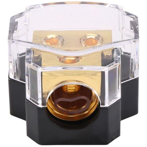 FENOPLASTICABloc de Distribution Audio Voiture Amplificateur 1 Entrée 2 Sorties Câblage (1/4)