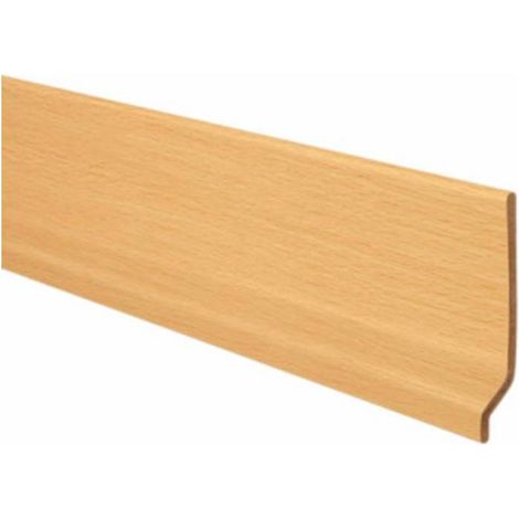 48 x BATTISCOPA 70X9 PVC ESPANSO 200 CM FAGGIO