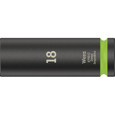 Wera 8790 C Impaktor Deep 05004835001 Innen-Sechskant Steckschlüsseleinsatz 18 mm 1/2" (12.5 mm (1/5)