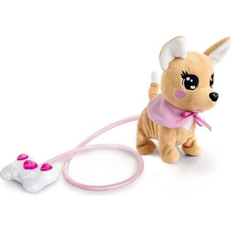 Peluche Chihuahua Chi Chi Love Loomy - 20 cm - Peluche filoguidée - Piles incluses (1/4)