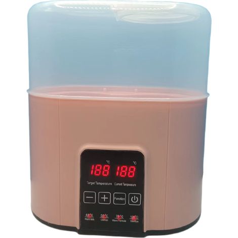 Babyflaschenwärmer, Babyflaschendesinfektion mit LCD-Display, Auftaufunktion, Timer, konstante Temperatur (1/3)