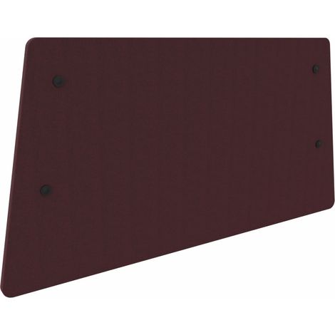 Panneau de séparation latéral d'extrémité en tissu pour bench Allan
