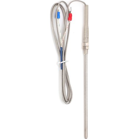 Sonde thermocouple K-Type 5.9 pouces, précision 0-800°C, test de température en acier inoxydable, filetage M8 (1/5)