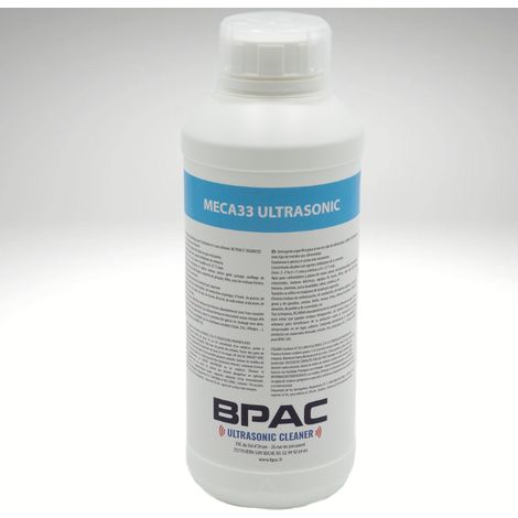 Bpac – Détergent dégraissant pour nettoyeur ultrason – 1 L – Compatible tous matériaux – Efficace contre graisses et résidus minéraux (1/5)