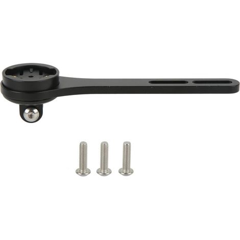 Support de compteur de vélo de route déporté en alliage d'aluminium monobloc, compatible avec les compteurs Garmin.