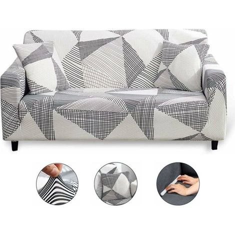 3-Sitzer-Sofabezug, Stretch-Sofabezug mit Armlehnen, elastischer Sofabezug, Magic Universe-Sofabezug, rutschfester Sofaschutzbezug (1/4)