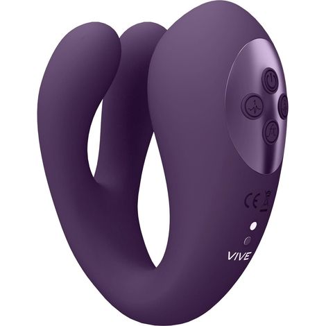 Vive - Vibrador de triple acción con dos puntas y onda pulsante en el clítoris Yoko (1/5)