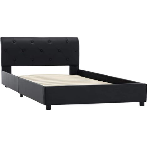 Maison Exclusive - Giroletto Nero in Similpelle 100x200 cm (1/5)