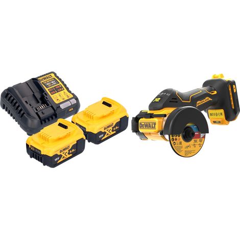 DeWalt DCS 438 P2 Sega multiuso a batteria 18 V 76 mm Brushless + 2 batterie 5,0 Ah + caricabatterie