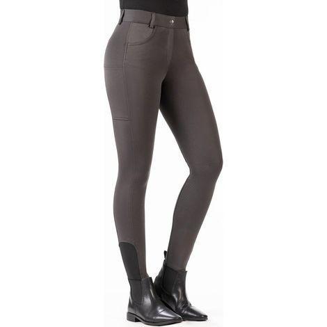 46, Marineblau 6900: Damenreithose mit Vollsilikoneinsatz Modell Emma (1/5)