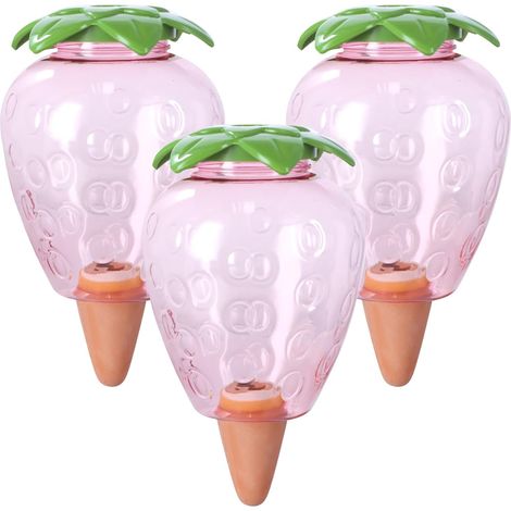 Globe Arrosage - 3 Pièces - Plastique Transparent - 500ml - Système Irrigation Automatique - Jardin Intérieur Extérieur (1/5)