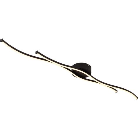 Globo - plafón - BOYD - negro - metal - LED - 67336-30