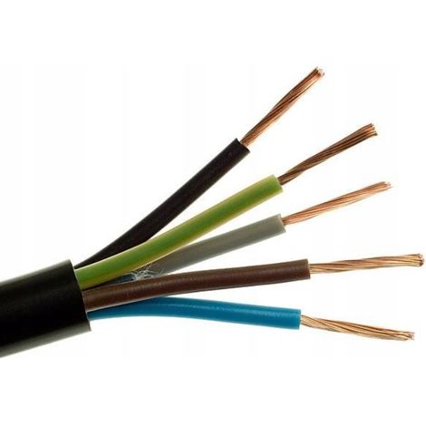Cavo elettrico da officina in gomma OW 5x2.5 10m (1/2)