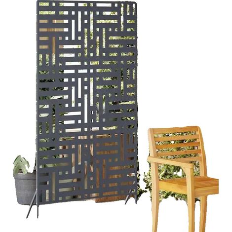 Écran de confidentialité, acier anthracite durable, design moderne, Anthracite (1/2)