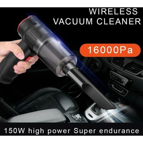 2-in-1 Akku-Autostaubsauger, Akku-Handstaubsauger für Zuhause und Auto, Mini-Doppelfunktions-Staubsauger-Set, 16000 Pa, 150 W (1/4)