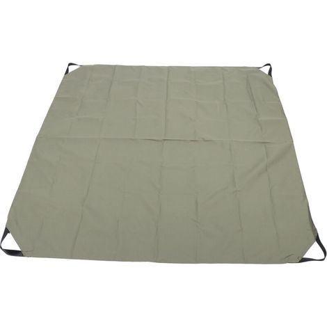 Reusable leaf collection bag, foldable Oxford cloth picnic blanket with handle, 57 x 57 inches, waterproof. (1/5)