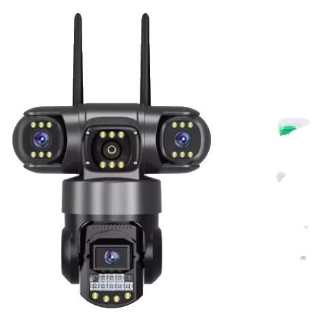Cámara IP, resolución de 12 MP, función de visión nocturna, 256 GB, WIFI, enchufe europeo. (1/2)