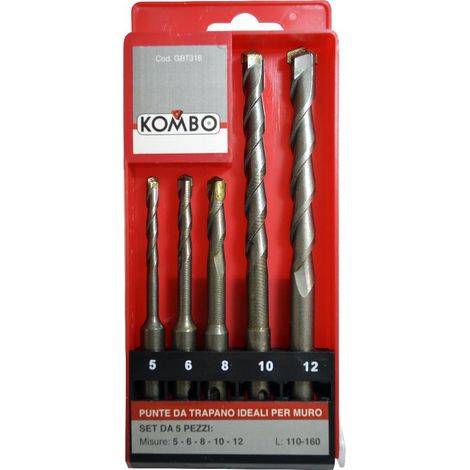 KOMBO - Punte da muro per trapano in acciaio