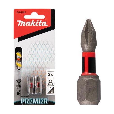 INSERTO CROCE PHILLIPS X AVVITATORE IMPULSI MAKITA - PHXMM 1X25 CF=PZ 2- 3 confezioni