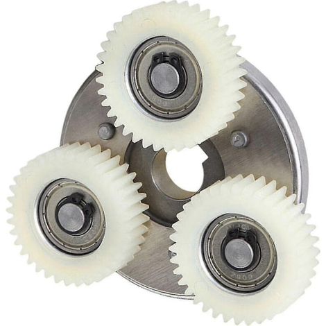 Kit ingranaggi planetari a 36 denti con frizione per bici elettrica Bafang Motor, pignone in nylon bianco hhh (1/4)