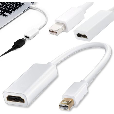Câble adaptateur Mini DP DisplayPort vers HDMI pour MacBook MiniDP (1/5)
