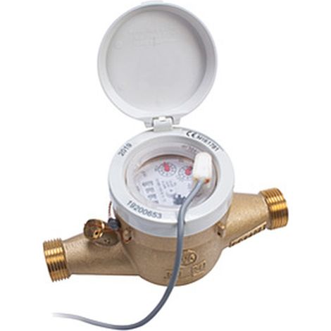 Compteur d'eau domestique MNRS pour eau froide Qn 2,5 3/4" 190 mm, avec étalonnage inclus