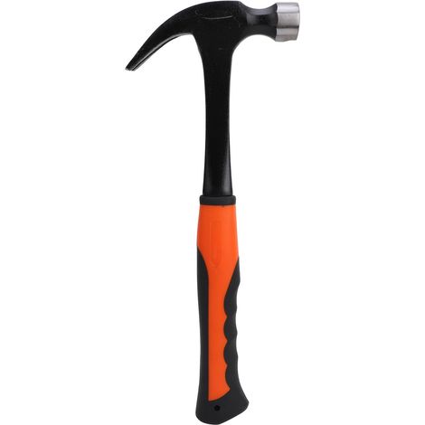 Mini marteau à griffes multifonctionnel en acier à haute teneur en carbone et TPR, marteau de clouage pour électricien et menuisier, 0,5 kg (1/5)