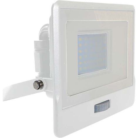 Projecteur LED Samsung V-TAC 30 W avec capteur PIR, blanc froid, IP65 (1/8)