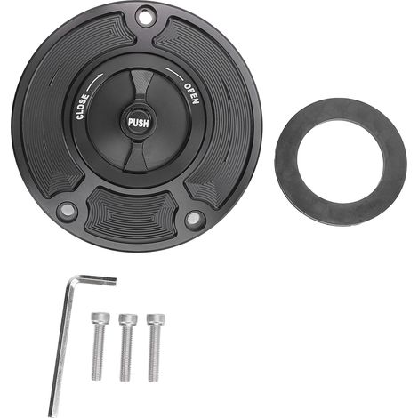 Bouchon de réservoir de moto aluminium anti-débordement pour Kawasaki 400R 650R ER-6F ER-6N VN650 Vulcan S