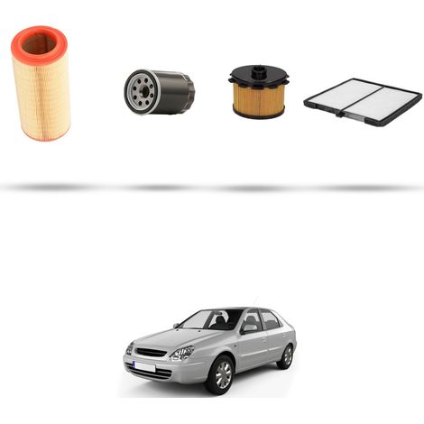 Kit tagliando 4 filtri compatibile con Citroen Xsara 1.9 Diesel 51kw dal 1998 (1/5)