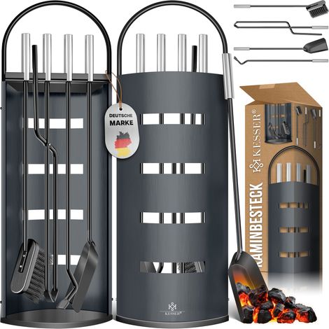 KESSER® Kaminbesteck-Set, 5-teilig - Anthrazit (1/5)