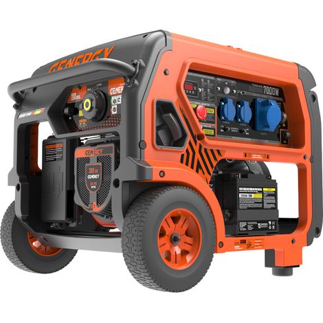 Groupe électrogène 7000W-230V Essence Démarrage électrique Modèle Baqueira