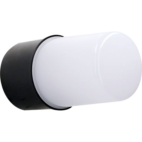 Forlight Port - Aplique de Pared Exterior E27. Aplique Exterior Impermeable IP54 para Terraza y Jardín. Plafón de Pared o Techo Exterior. Color Negro (1/4)