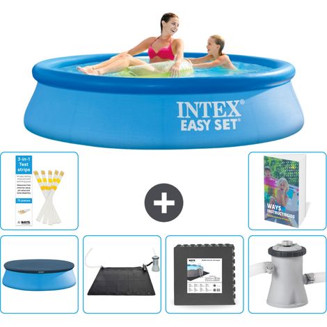 Intex Piscine Easy Set Ronde - 244x61 cm - 7-pièces S21 (1/5)