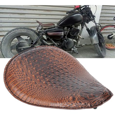 Coussin de selle solo rétro pour moto avec ressorts et support de fixation, compatible avec Honda (1/5)