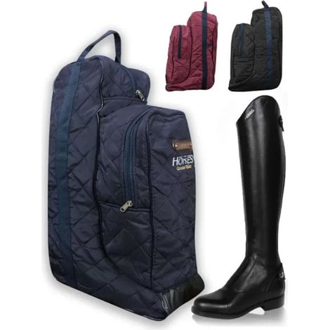 Full, Blu: Borsa portastivali e cap modello Horses Quazar