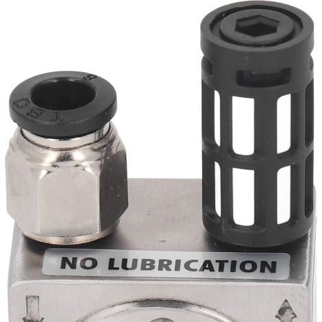 Vibrateur à turbine pneumatique en acier inoxydable 304, filetage d'entrée/sortie G1/8 po, oscillateur à turbine à air (1/5)