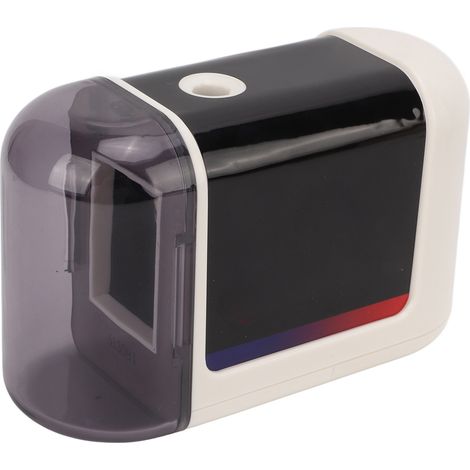 Electric Pencil Sharpener Safe Automatic Shutdown Battery Powered Upper Spiral Circle Pencil Sharpeners (1/5)