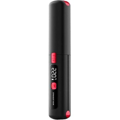 Mini lisseur sans fil portable, grande capacité, outil de coiffure 2 en 1 (1/5)