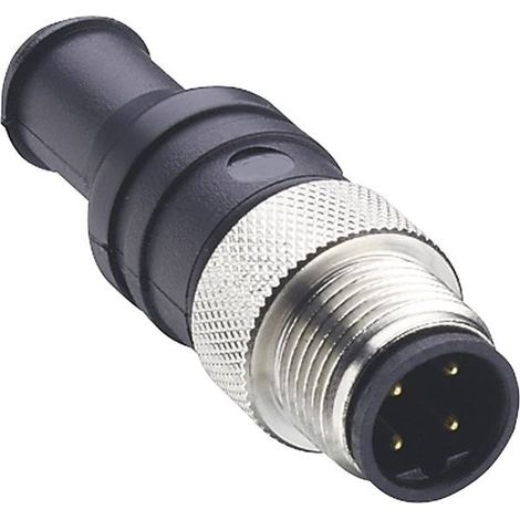 Belden 11024-1 Connettore dati per sensore o attuatore M12 Spina dritta Numero di poli: 4 1 pz.